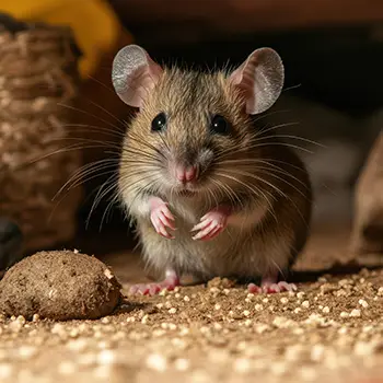 Mouse in a cupboard